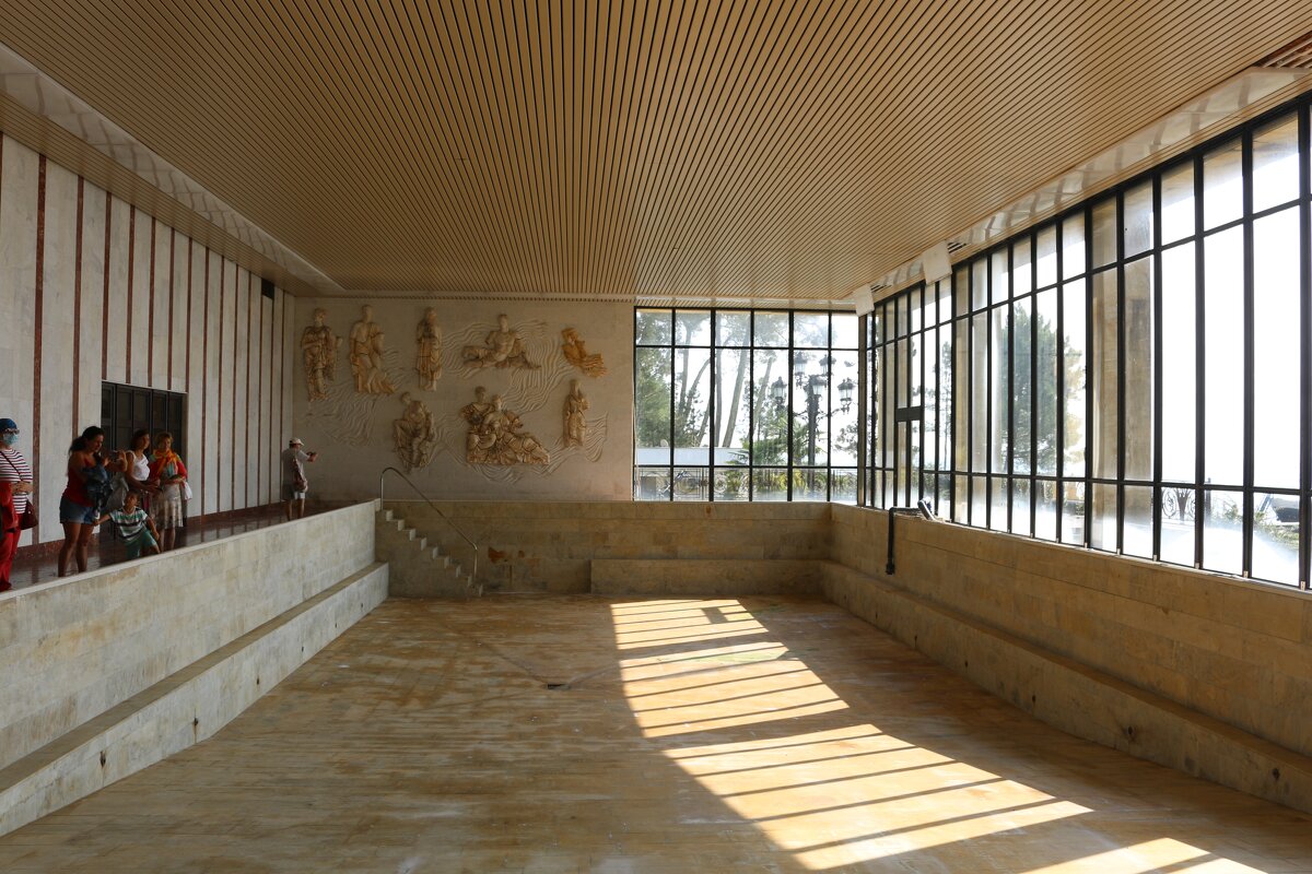 Бассейн на даче Горбачёва - Ольга 