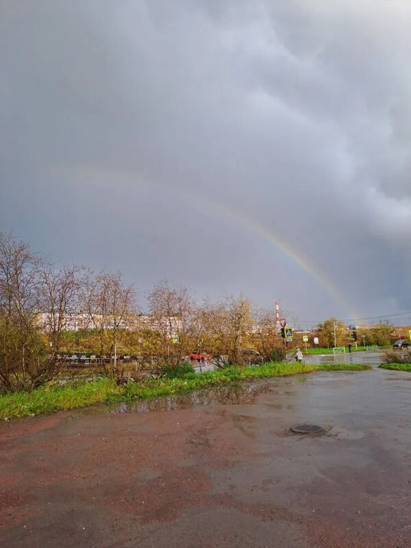 осенняя радуга в Воркуте - Troystik 