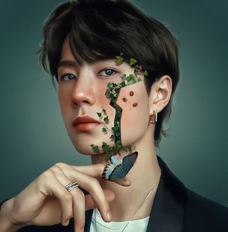 Цветочная фотоманипуляция - Галина Бочарова