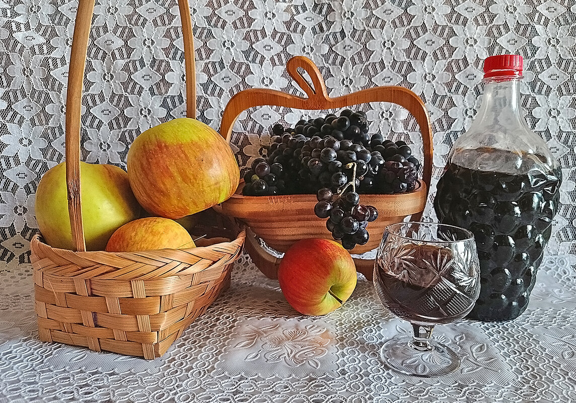 Виноград и яблоки! - Валентина  Нефёдова 