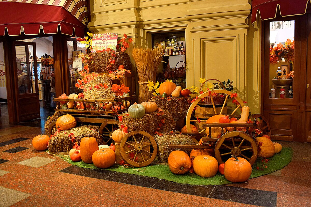 Осень в ГУМе. - Татьяна Помогалова