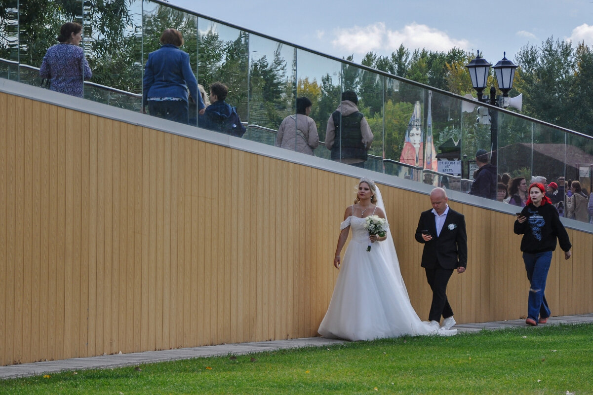 Жених, невеста, сопровождение (День города, набережная) - Татьяна Машошина