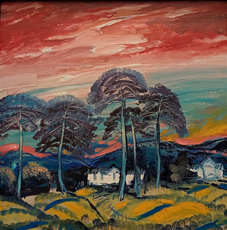 Бахарев В.М. Розовый закат. 2010 год. - Мария Васильева