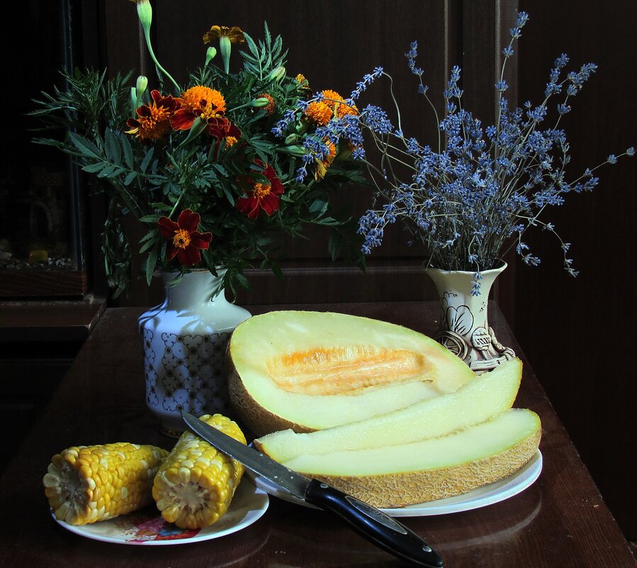 Натюрморт с дыней - Роман Савоцкий Натюрморт с дыней - Роман Савоцкий