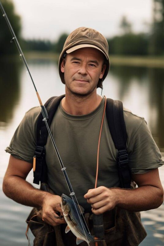 на рыбалке - николай 