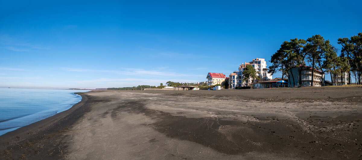 Магнитные пляжи Уреки, Грузия. - Дина Евсеева