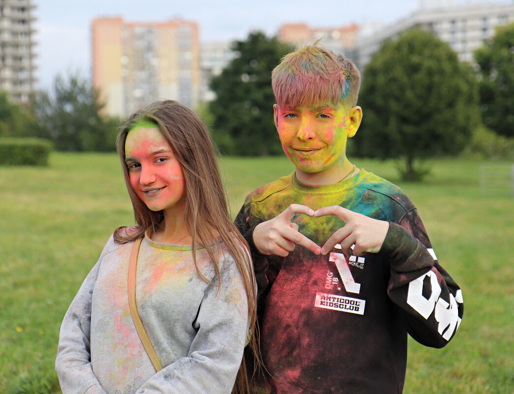 Битва подушками. Фестиваль красок - Владимир59 