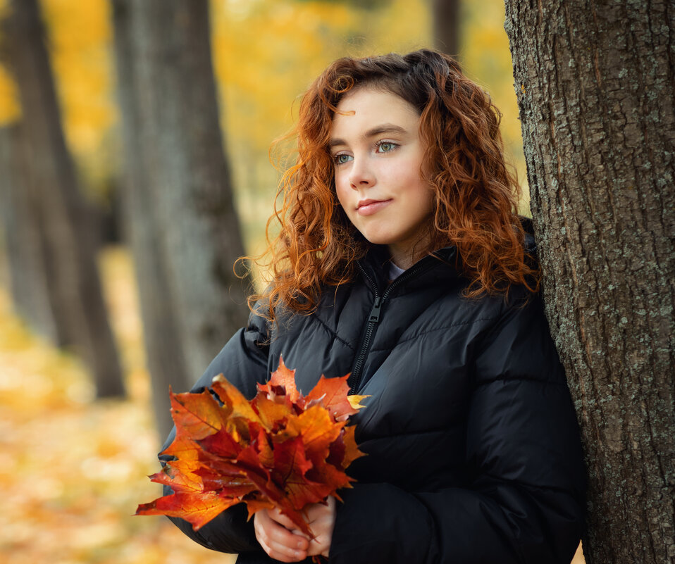 Осенний портрет - Лилия . Осенний портрет - Лилия .