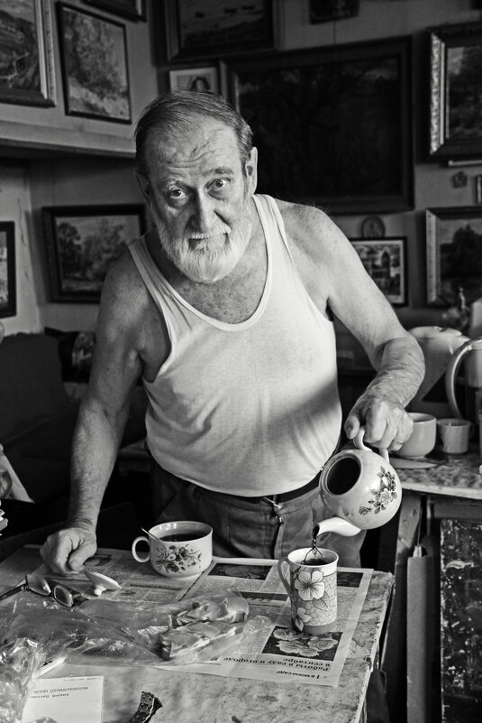 Чаепитие в мастерской живописца - СЮ 