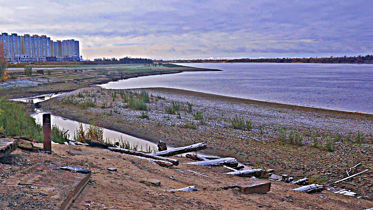 Октябрь..Юганская Обь...Старая пристань! - Владимир 