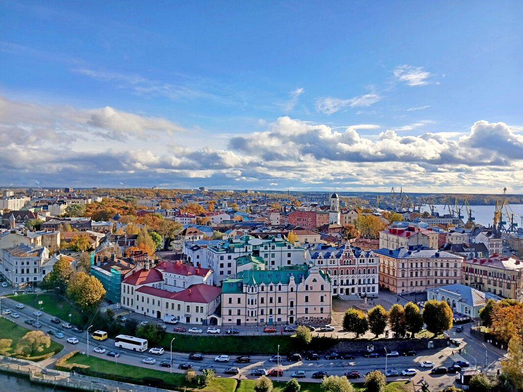 Вид на Выборг с башни св. Олафа. - Лия ☼