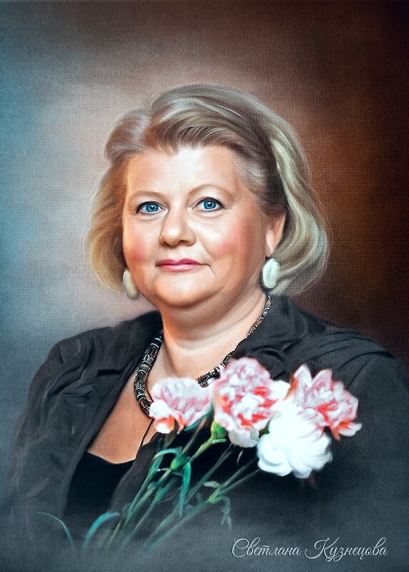 Портрет по фото. - Светлана Кузнецова