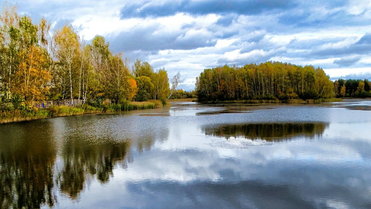 Осень в октябре. - Милешкин Владимир Алексеевич 
