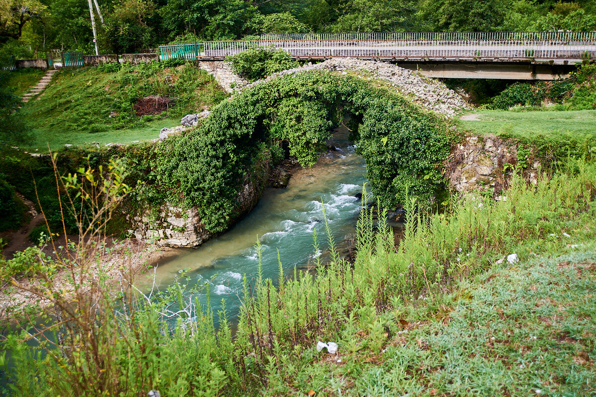 беслетский мост в абхазии - Александр Леонов