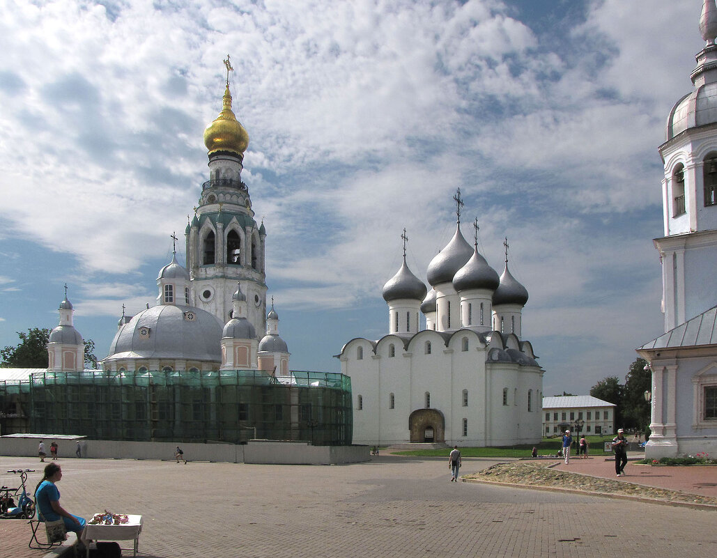 Воскресенский собор, Колокольня Софийского собора и Софийский собор - Александр Ильчевский 