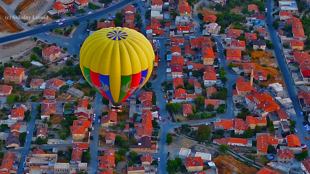 Городок Гёреме (Анатолия) благодаря этим шарам и пейзажам последние 50 лет здорово разбогател. - Леонид Школьный