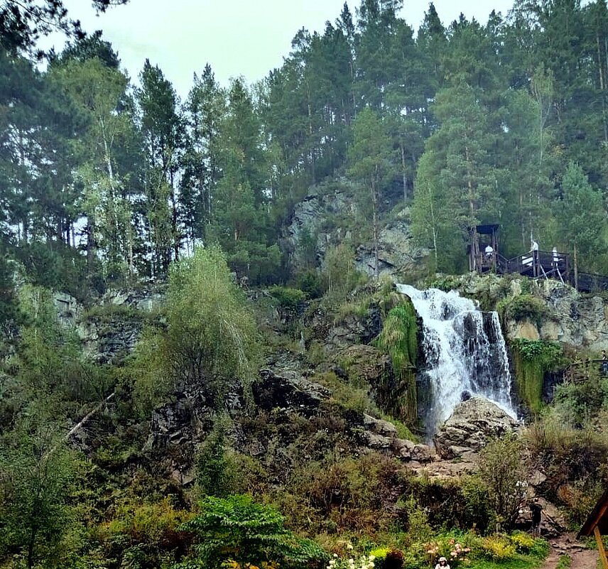 Камышлинский водопад на Алтае . - Мила Бовкун Камышлинский водопад на Алтае . - Мила Бовкун