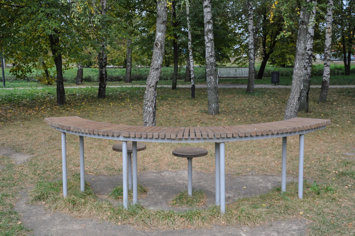 Место отдыха в сквере им. А.С. Пушкина (Елец) - Татьяна Машошина