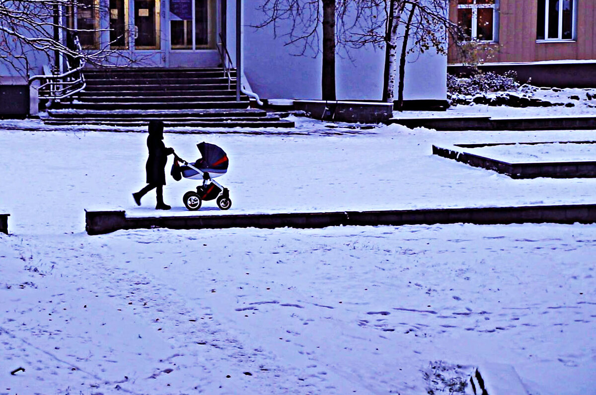 Снежное утро октября! - Владимир 