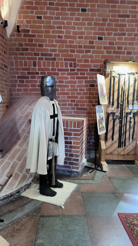 В рыцарском зале замка Тапиау. - Ольга В рыцарском зале замка Тапиау. - Ольга