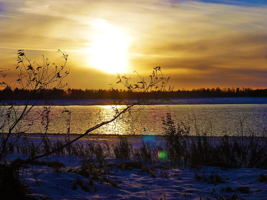 Закат на Юганской Оби! - Владимир 