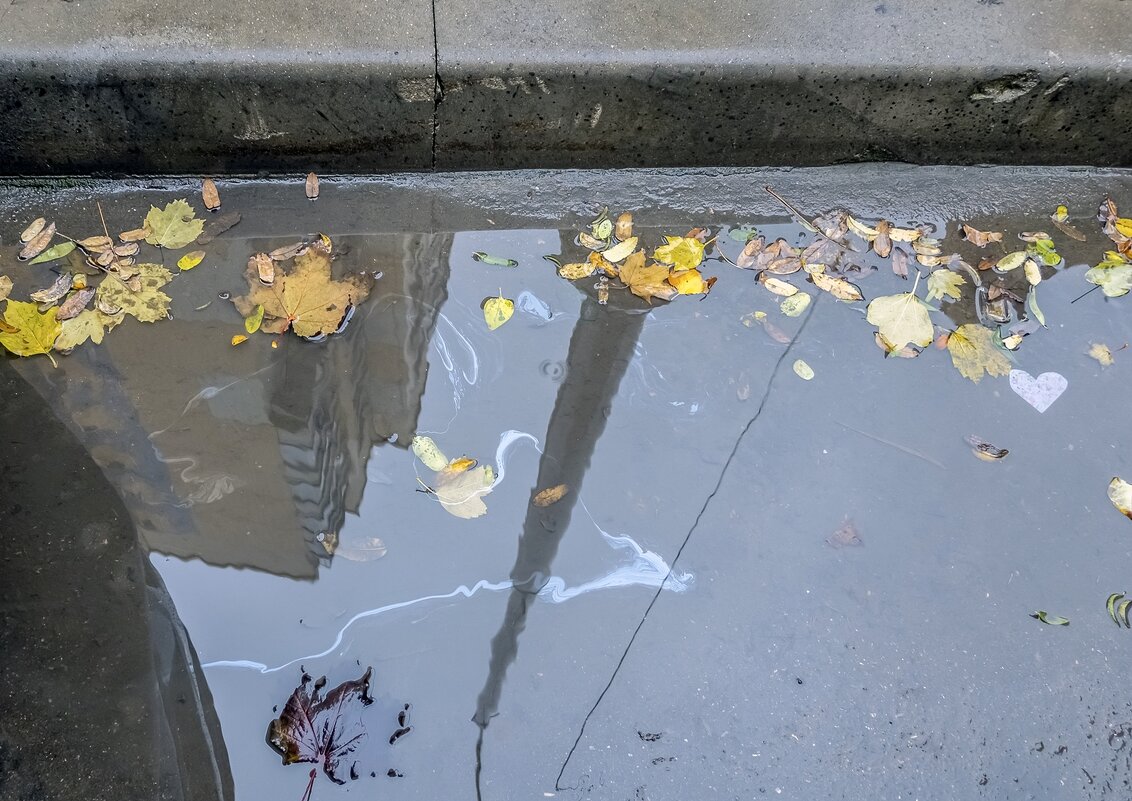 Городские осенние лужи - Валерий Иванович Городские осенние лужи - Валерий Иванович