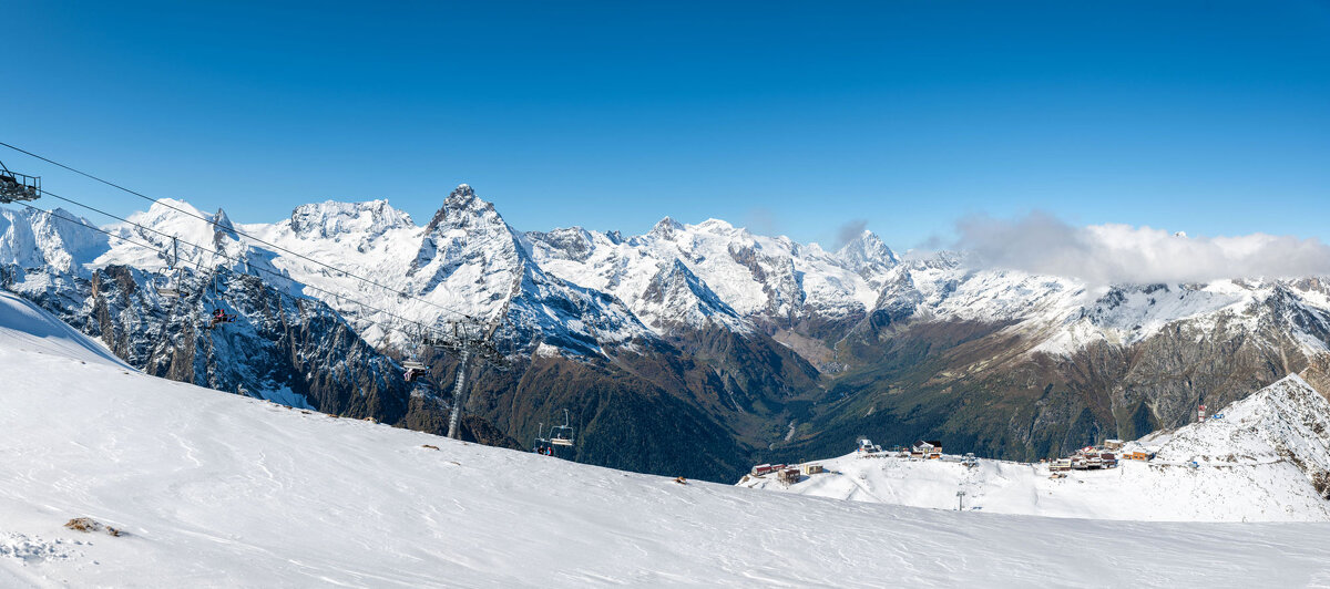 Кавказские горы. Домбай. - Дина Евсеева