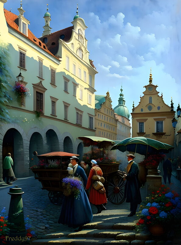 На улочках старинного города - Freddy 97 На улочках старинного города - Freddy 97