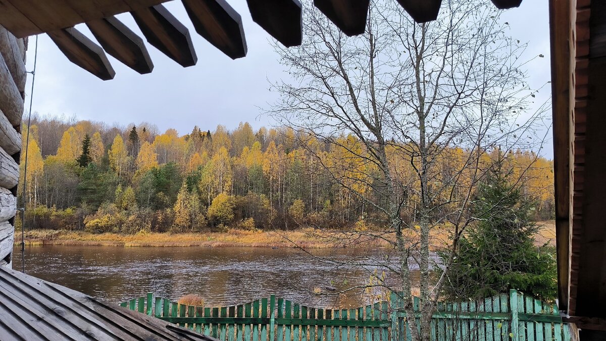 Вид на реку Важинку с галереи Никольской церкви. - Ольга 