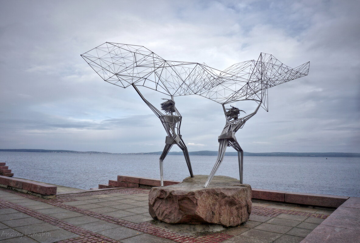 Скульптура Рыбаки - Andrey Lomakin