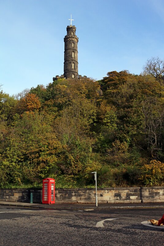 Мемориальная башня Нельсону на Калтон-хилл - Ольга Мемориальная башня Нельсону на Калтон-хилл - Ольга