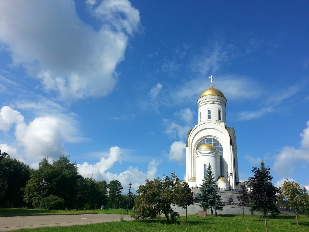 Воспоминание о лете.  Храм Георгия Победоносца на Поклонной горе - Галина 