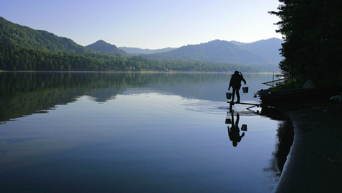 Телецкое озеро...Утро - владимир 
