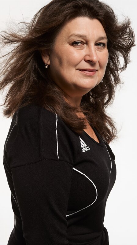 The woman in a black - Vsevolod Boicenka