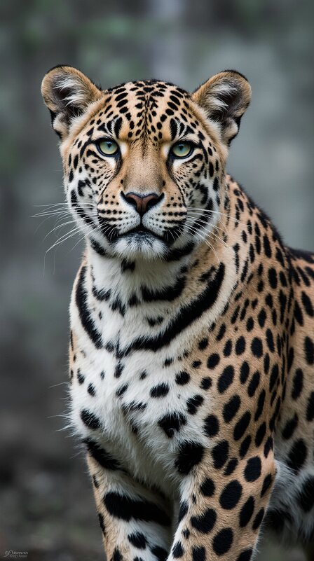 A tall and majestic leopard - Vsevolod Boicenka