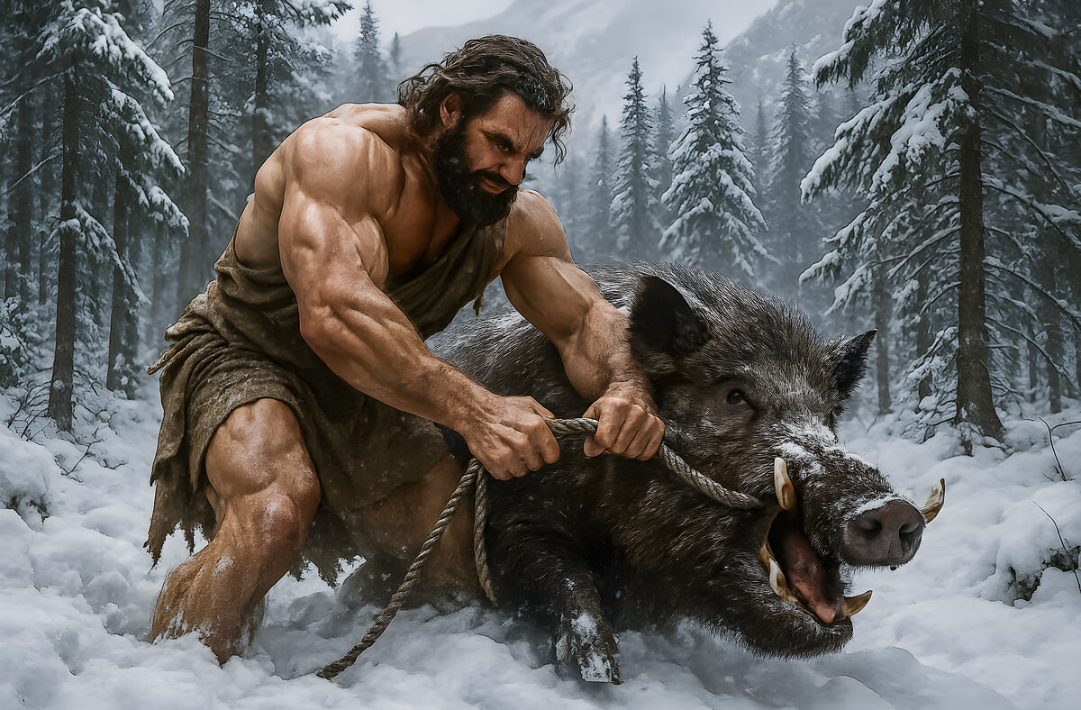 Геракл и эриманфский кабан - Aleksey Afonin