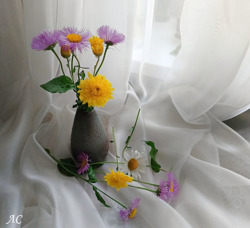 Осенние цветы - Любовь Сахарова