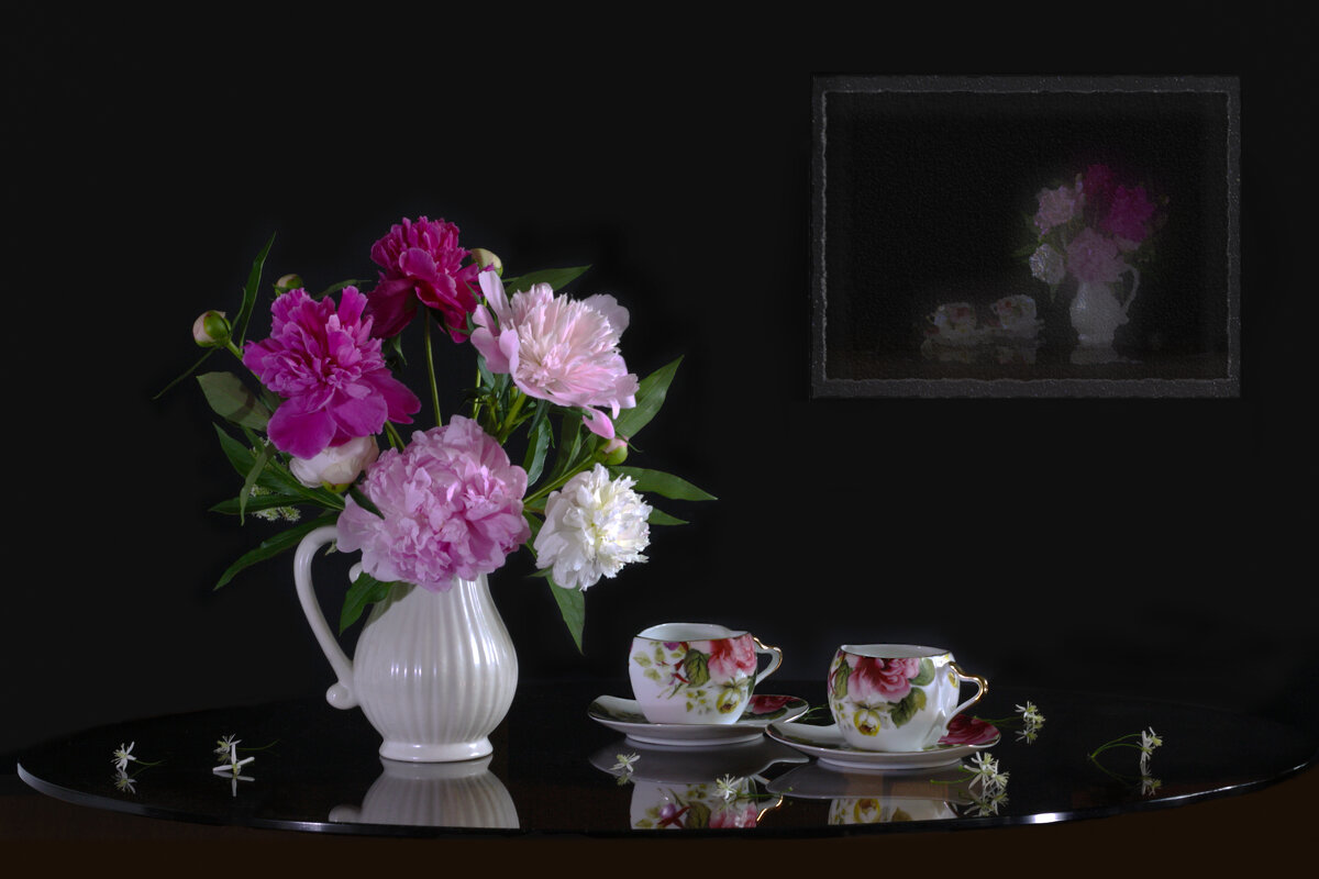 Чашечки с пионами - Olenka 