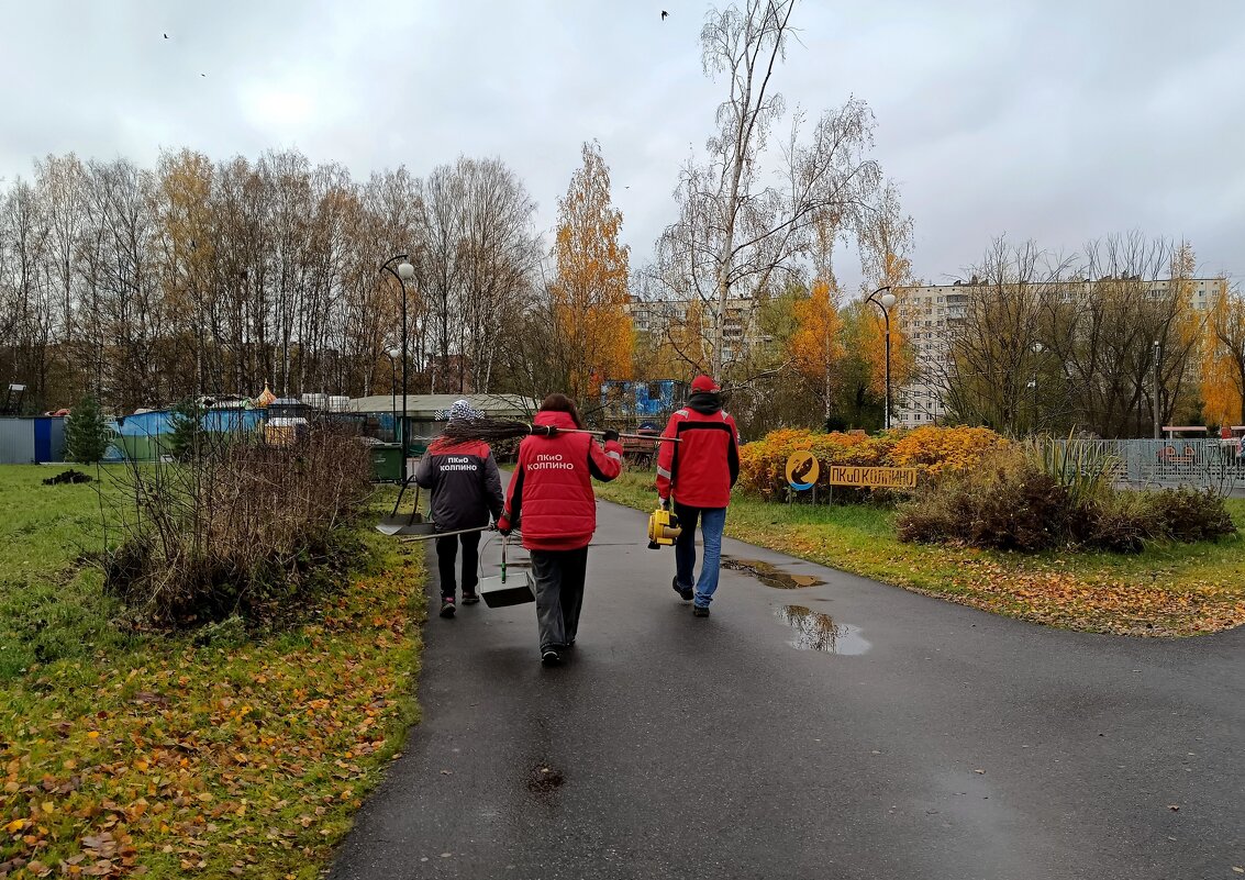 Будни осеннего парка - Мария Васильева Будни осеннего парка - Мария Васильева