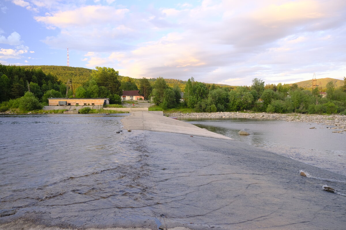 Плотина на реке Нива в Кандалакше - esadesign Егерев