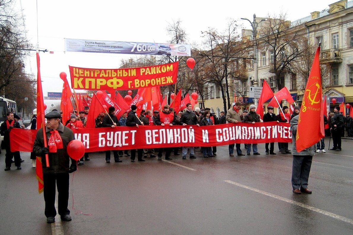 7 ноября 2009 г. Демонстрация на Проспекте Революции - Татьяна Машошина