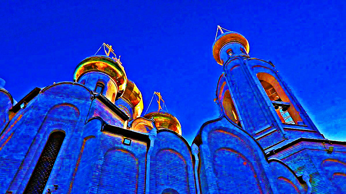 Зимний Храм с ..."телевизором" под крышей! - Владимир Зимний Храм с ..."телевизором" под крышей! - Владимир