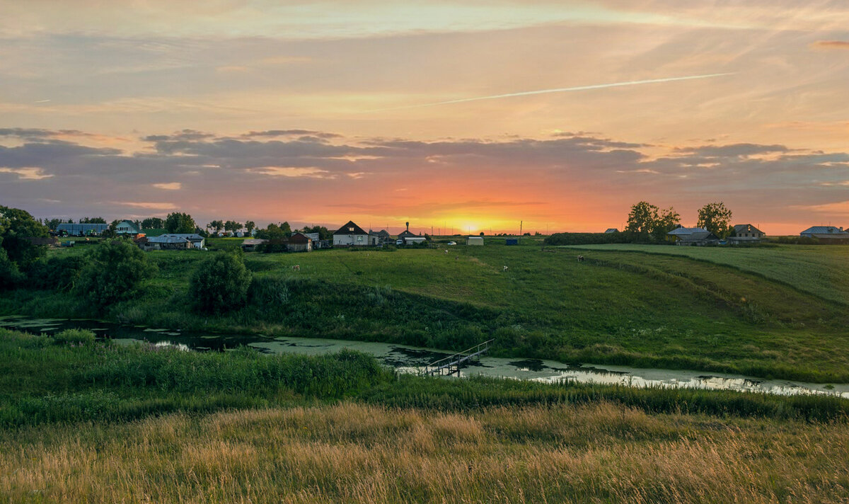 Закат в Новгородовке - Александр Тулупов