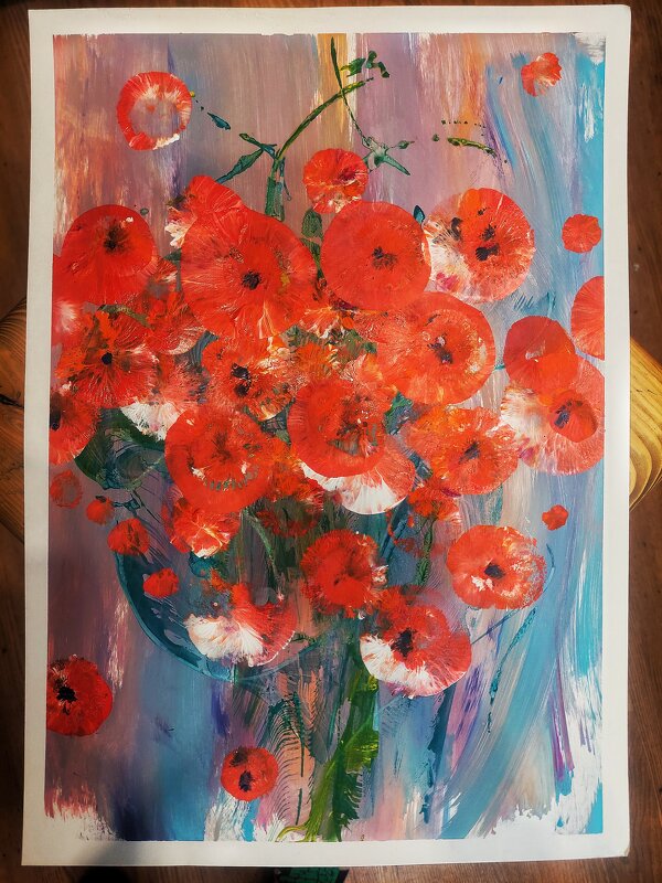 Фантастические цветы от пятилетки - Артём 