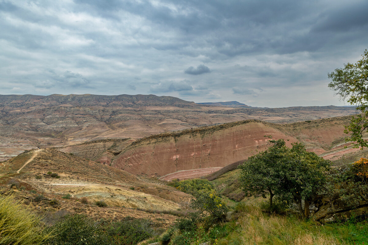 "Цветные холмы" Гареджийской полупустыни. Грузия - Дина Евсеева