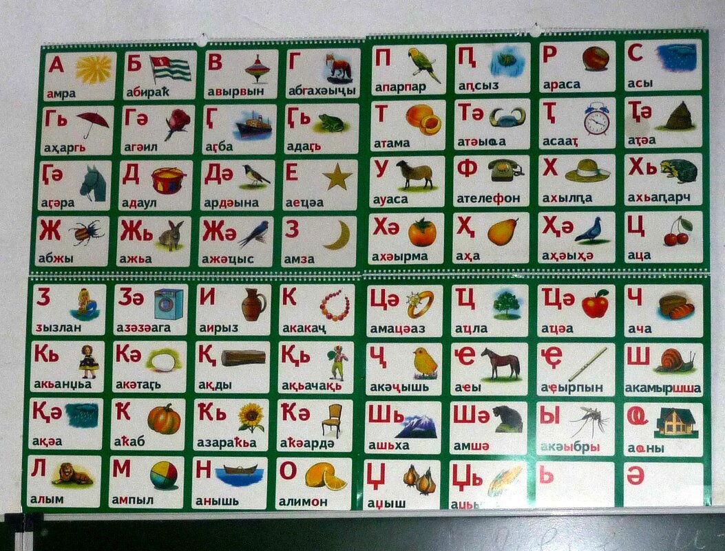 Абхазский алфавит - Андрей Л. В.