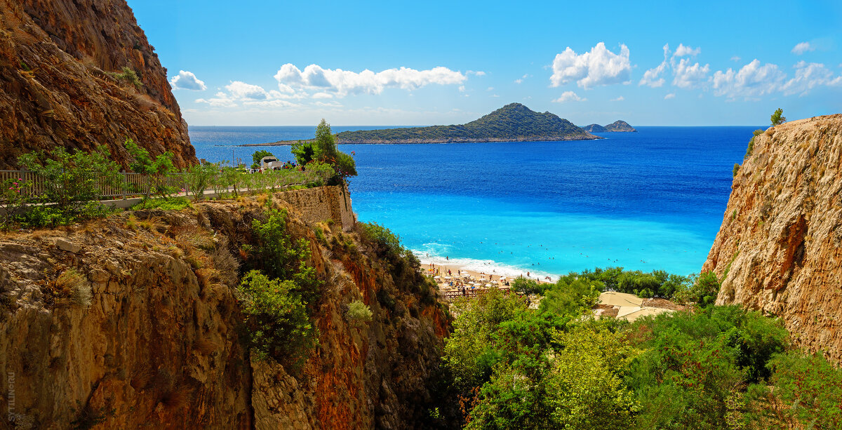 Пляж Капуташ (Kaputaş Plajı). Провинция Анталия. Турция. - Павел Сытилин