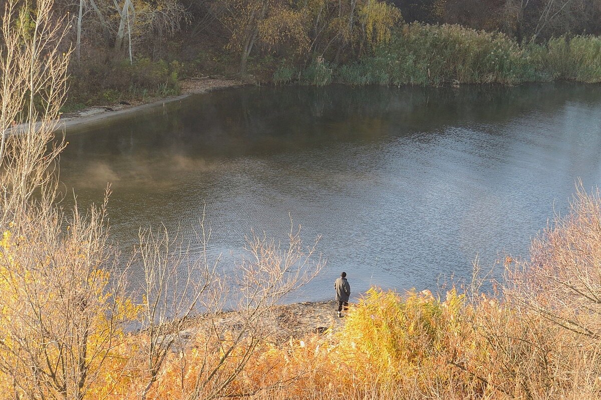 Утро. Осень. Пар над водой. 4 - Natali 