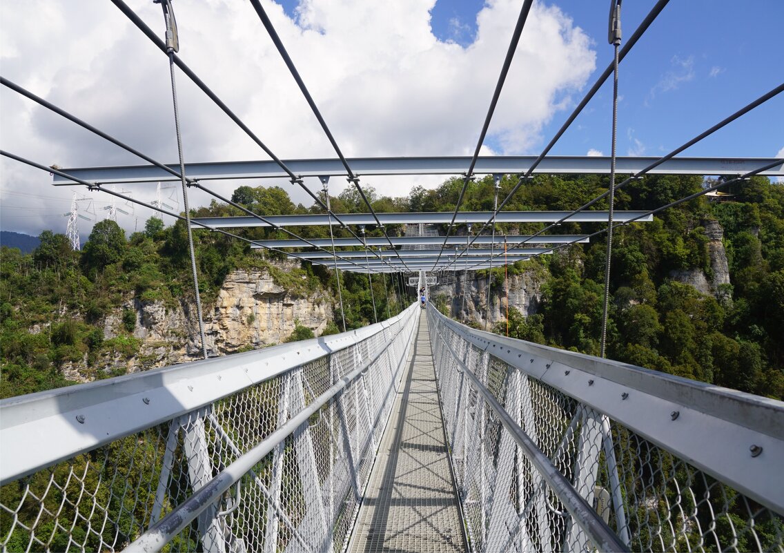 Конец подвесного моста Скай парка - Наталия Григорьева