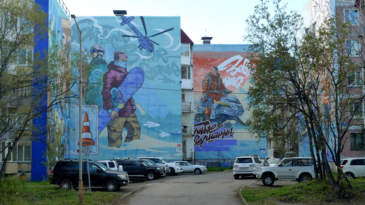 Рисунки на фасадах - Сергей Швечков